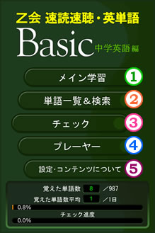 Z会　速読速聴・英単語　Basic 中学英語編