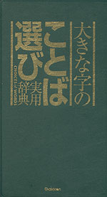 大きな字の ことば選び実用辞典