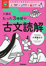 八澤のたった3時間で古文読解
